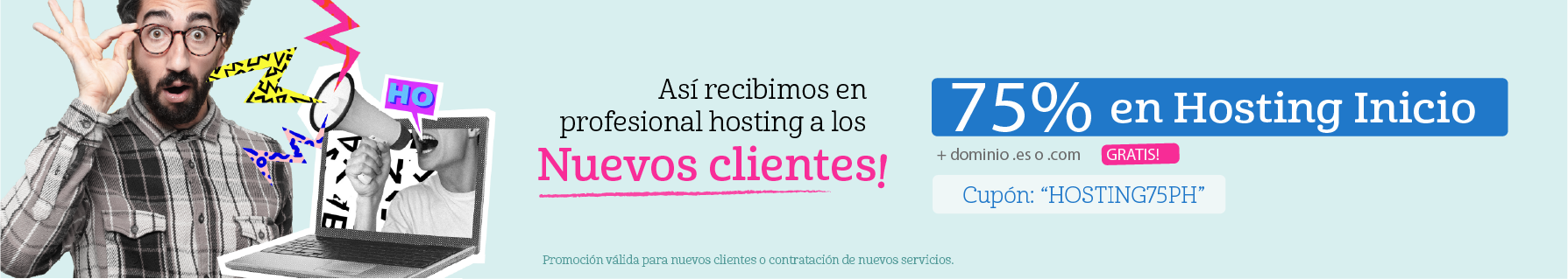 cupon profesional hosting descuento 75%